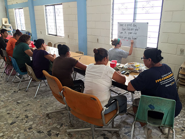 Graciela teaching English in Reynosa Graciela teaching English in Reynosa
