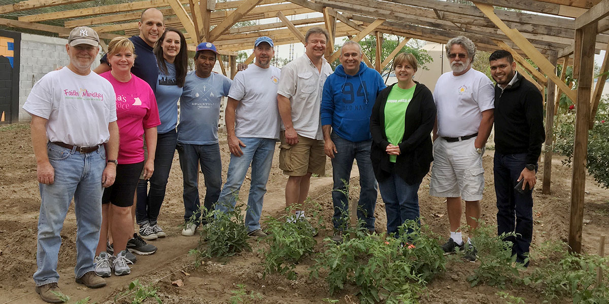 The Board of Directors at the garden in Naranjito The Board of Directors at the garden in Naranjito