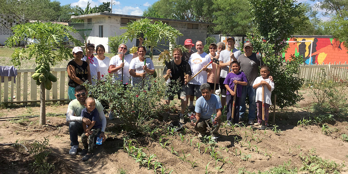 The Board of Directors at the garden in Naranjito