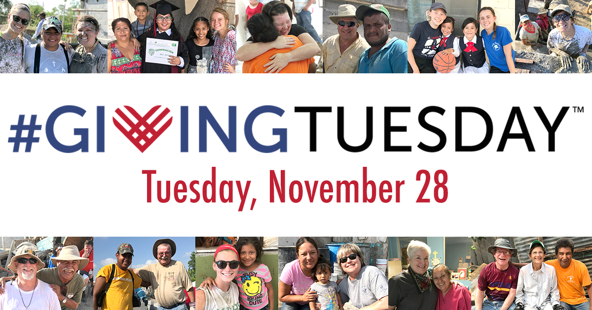 Giving Tuesday is on Tuesday November 28