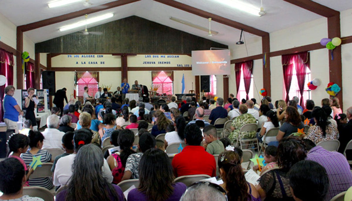A packed church for our 20th anniversary