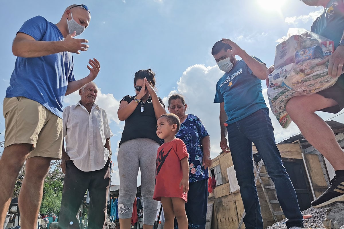 The Board of Directors delivery grocery packages to families in Reynosa Mexico The Board of Directors delivery grocery packages to families in Reynosa Mexico