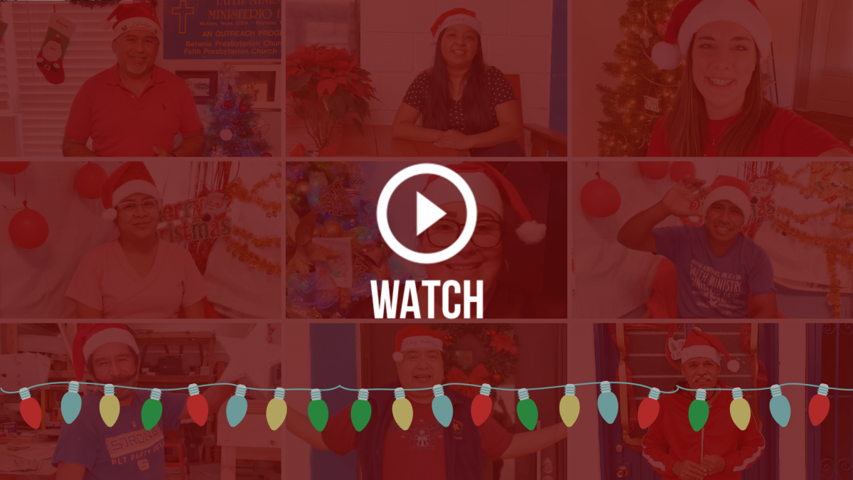 Click to watch a Christmas message from our staff