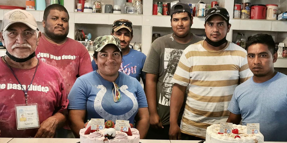 Celebrating our construction workers on staff in Reynosa Mexico for Foremans Day
