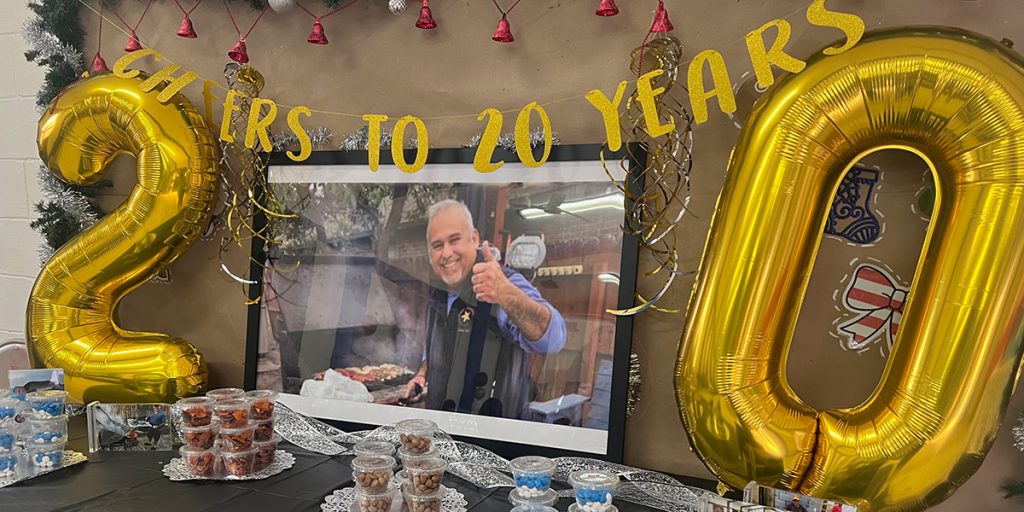 Cheers to 20 years for David