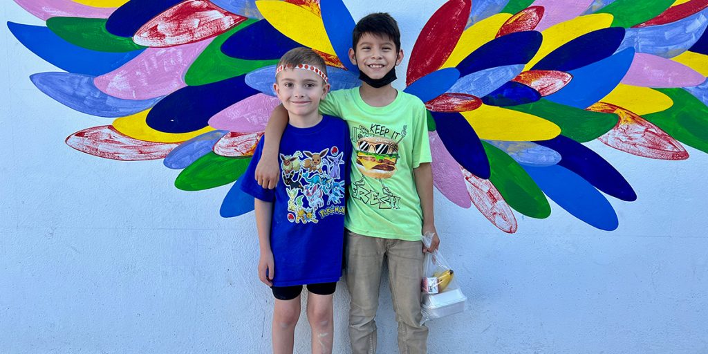 Friends from McAllen and Reynosa hanging out in Mexico at the childrens nutrition program Friends from McAllen and Reynosa hanging out in Mexico at the childrens nutrition program