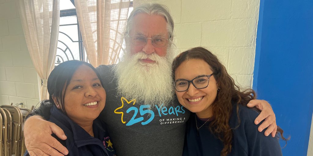 Our good friend from Indiana with some of our staff in Reynosa Mexico