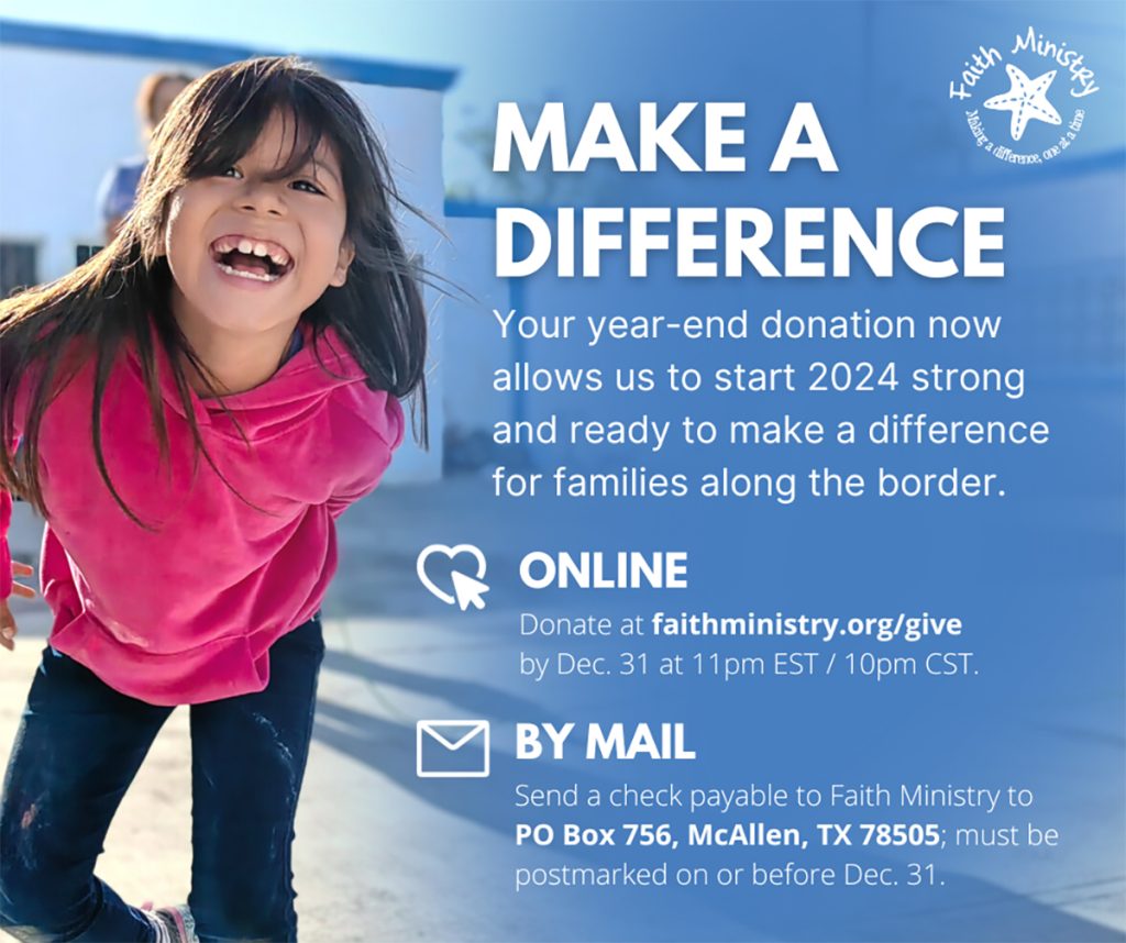 Make a difference with your year end giving