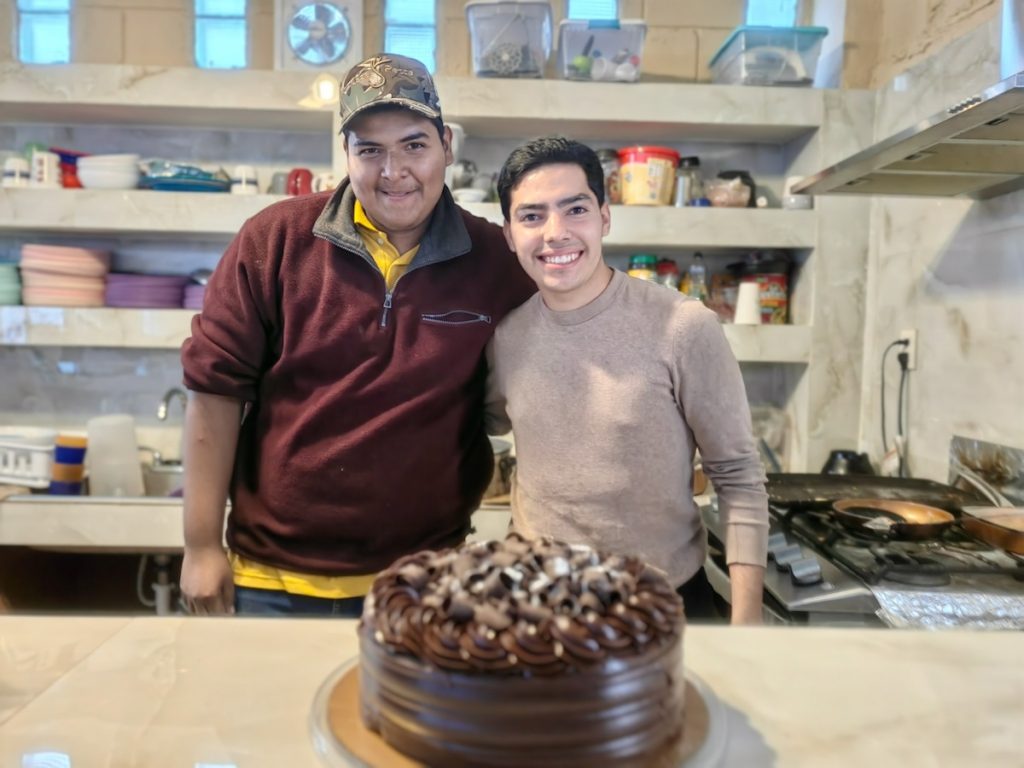 Brayan and Osiel celebrating their birthdays in Reynosa Mexico