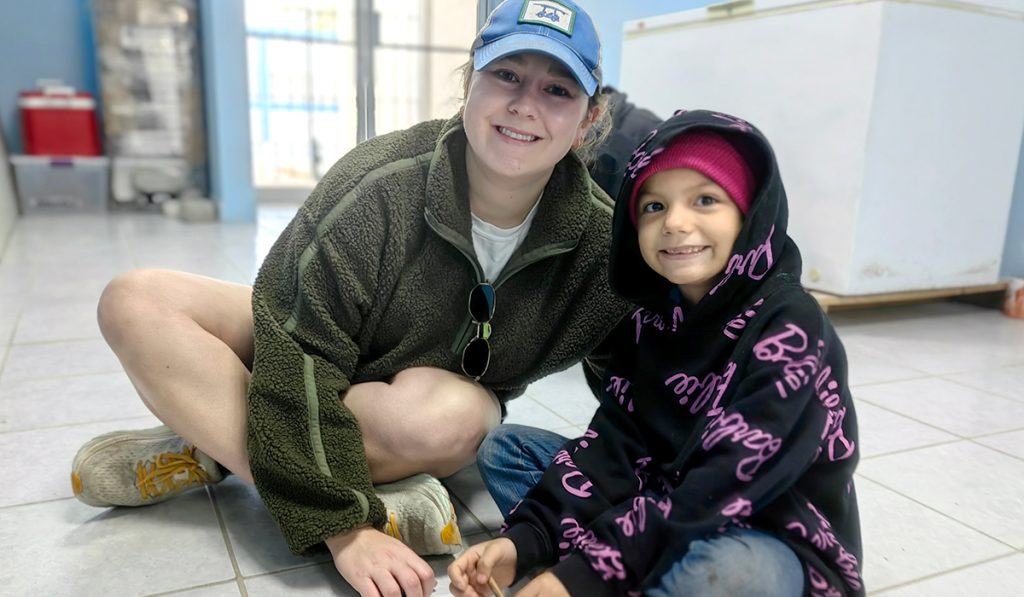A group from North Carolina helping with the childrens nutrition program in Reynosa Mexico