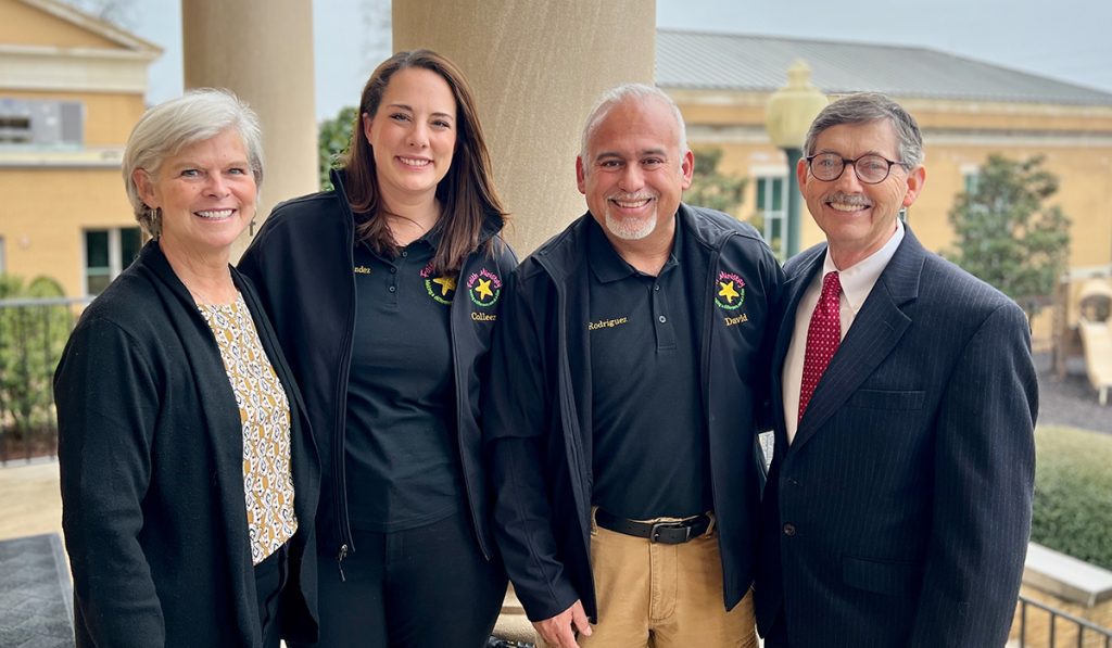 David and Colleen with friends at Athens First Methodist Church in Alabama
