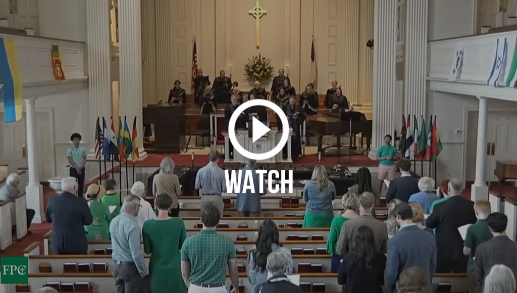 Click to watch Colleen preaching at First Presbyterian Church in Fayetteville North Carolina