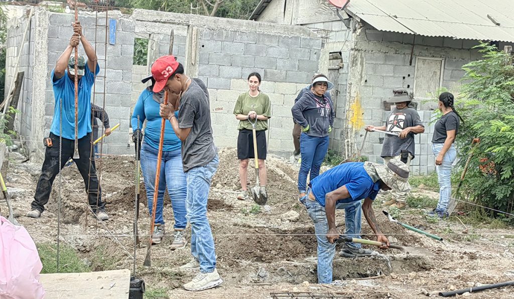 Preparing the houses that we will build this summer in Reynosa Mexico
